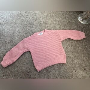 Pink kids Cozy Sweater